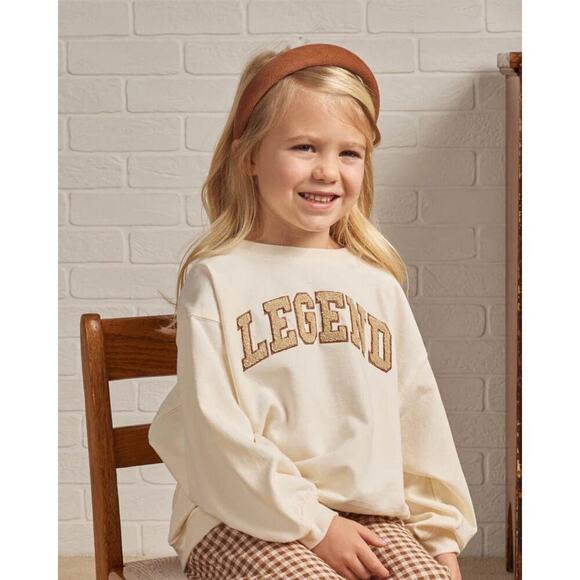 Rylee + Cru NWT Oversized Sweatshirt Legend 8-9y - Picture 3 of 6